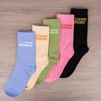 Fucking Week sokken (set van 5) - thumbnail