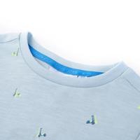 Kindershirt 104 lichtblauw - thumbnail