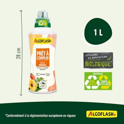 Universele meststof - ALGOFLASH - Gebruiksklaar - 1 L - UAB