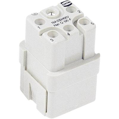 HARTING 09120053101 Businzetstuk Han® Q 5 + PE Crimpen 1 stuk(s) Piece