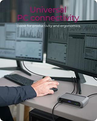 ICY BOX IB-HUB801-TB4 Thunderbolt 4 40000 Mbit/s Antraciet, Zwart ICY BOX IB-HUB801-TB4 Thunderbolt 4 40000 Mbit/s Antraciet, Zwart