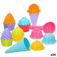 Strandspeelgoedset Colorbaby 15 Onderdelen Mallen IJs Cupcake (24 Stuks) - thumbnail