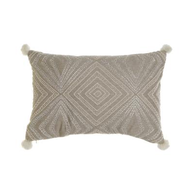 Kussenhoes DKD Home Decor 60 x 1 x 40 cm Grijs Kussenhoes DKD Home Decor 60 x 1 x 40 cm Grijs