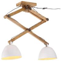 VidaXL Plafondlamp 25 w e27 29x18x85 cm wit - thumbnail