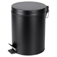 Differnz pedaalemmer 5 liter mat zwart - thumbnail