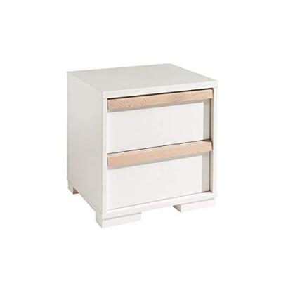 Vipack nachtkastje London - wit - 48,8x48,1x40 cm - Leen Bakker