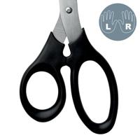 Leitz 54240095 buro- & knutselschaar Kantoorschaar Rechte knip Zwart, Roestvrijstaal - thumbnail