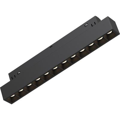 48V Magnetische Lineaire LED Bar - Brinton Magni - 12W 1020lm 24D - Aanpasbare Lichtkleur CCT - Zwart