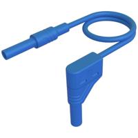 SKS Hirschmann MAL S WG-B 100/2,5 bl Veiligheidsmeetsnoer 4mm-veiligheidsstekker 4mm-veiligheidsstekker 100 cm Blauw 1 stuk(s) - thumbnail