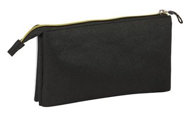 Pennenetui met 3 vakken Kings League PÍo Wit Zwart 22 x 12 x 3 cm