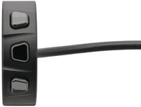 DAYTONA Schakelaar shifter steering armature alu bw/sw - thumbnail