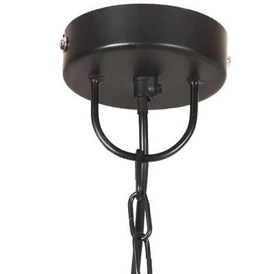 Hanglamp industrieel rond 25 W E27 32 cm gitzwart
