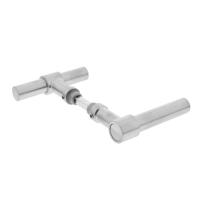 Deurkruk L/T-model recht RVS - thumbnail