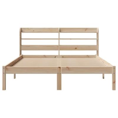 Bedframe zonder matras massief grenenhout 120x190 cm