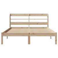Bedframe zonder matras massief grenenhout 120x190 cm - thumbnail