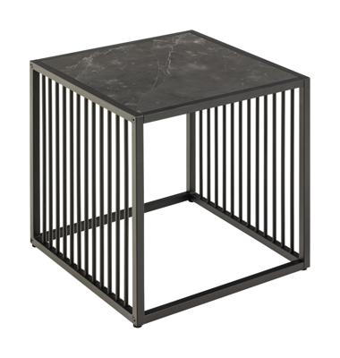 Bendt Bijzettafel 'Esme' Marmerlook, 40 x 40cm