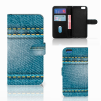 Apple iPhone 7 Plus | 8 Plus | Wallet Case | met Pasjes | Jeans - thumbnail