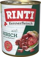RINTI Kennerfleisch Deer - natvoer voor honden - 400g - thumbnail