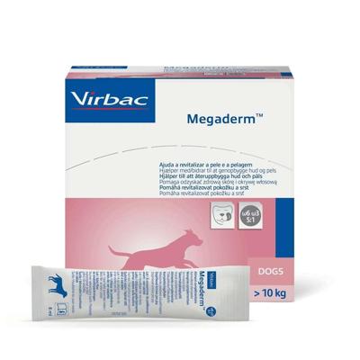 VIRBAC Megaderm vetzuren die huid en vacht versterken - supplementen voor honden - 28x8ml