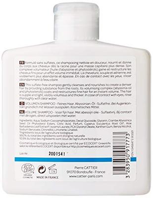 Cattier Shampoo volume 250 Milliliter