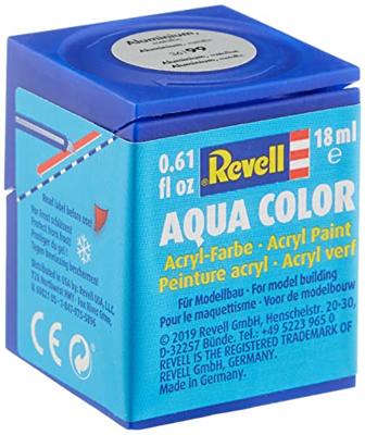 Revell 36199 Aqua Color verf Aluminium (metallic) Kleurcode: 99 Doos 18 ml Revell 36199 Aqua Color verf Aluminium (metallic) Kleurcode: 99 Doos 18 ml