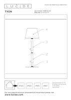 Lucide TYON - Oplaadbare Tafellamp Binnen/Buiten - Accu/Batterij - LED Dimb. - 1x2W 2700K - IP65 - Groen - thumbnail