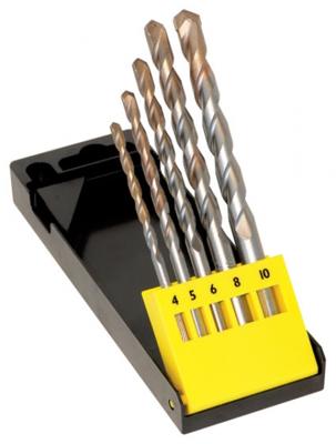 C.K T3063 Carbide Multifunctionele boorset 5-delig 4 mm, 5 mm, 6 mm, 8 mm, 10 mm Cilinderschacht 1 set(s)