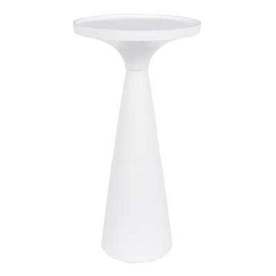 Zuiver Ronde Bijzettafel 'Floss' 28cm, kleur Wit