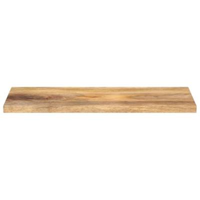 Tafelblad rechthoekig 80x20x2,5 cm massief mangohout