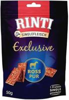 RINTI Singlefleisch Exclusive Horse - traktatie voor hond - 50g - thumbnail