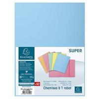 Exacompta dossiermap Super 210, pak van 50 stuks, lichtblauw - thumbnail