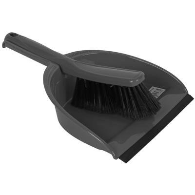 Stoffer en blik kunststof grijs Talen Tools - Talentools