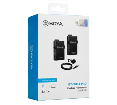 Boya 2.4 GHz Duo Lavalier Microfoon Draadloos BY-WM4 Pro-K1 - thumbnail