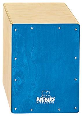 Nino Percussion NINO950B 13 inch cajon voor kinderen blauw