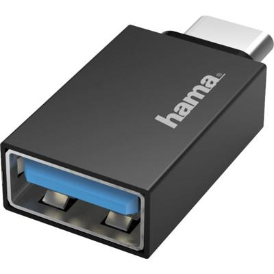 Hama USB-C-OTG-Adapter to USB-A, USB 3.2 Gen1, 5 Gbps Kabel Zwart