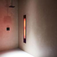 Sunshower Solo - Opbouw (hoek) - Infrarood - 20 x 124 x 18 cm - Zwart - thumbnail