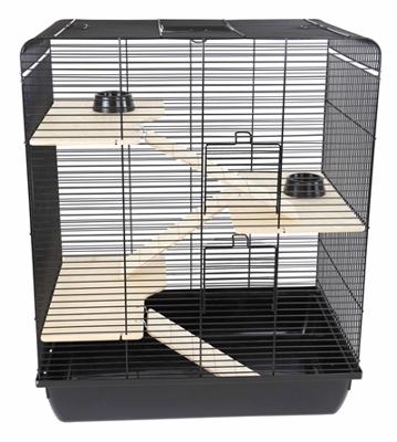 Interzoo rattenkooi Remy wood zwart/zwart Interzoo Gebr. de Boon - Gebr de boon Interzoo rattenkooi Remy wood zwart/zwart Interzoo Gebr. de Boon - Gebr de boon