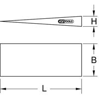 KS Tools 963.2205 Brozeplus flenspie 80x15x6 mm - thumbnail