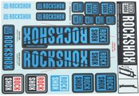 ROCKSHOX decor set decal set blue - thumbnail