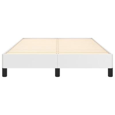 Bedframe zonder matras 120x190 cm kunstleer wit