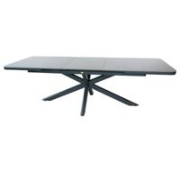 Hillsdale uitschuifbare dining tafel grey B 200 - 260 x D 100 x H 75 cm Oosterik Home - Oosterik home - thumbnail