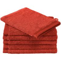 De Witte Lietaer washandjes Contessa 16 x 22 cm oranje 6 stuks - thumbnail