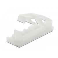 Delock Kabelhouder voor platte kabels 60179 Transparant 10 stuk(s) - thumbnail