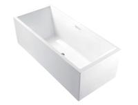 Vrijstaand ligbad Strack 178x80x60cm wit - thumbnail