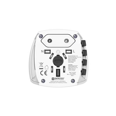 Hama Wereldreisadapter MUV Micro 2-polig Hama Wereldreisadapter MUV Micro 2-polig