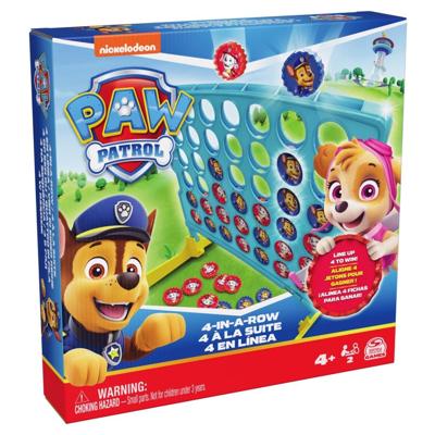 PAW Patrol vier op een rij