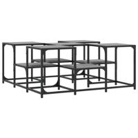 Salontafel 91x91x40 cm bewerkt hout grijs sonoma eikenkleurig - thumbnail