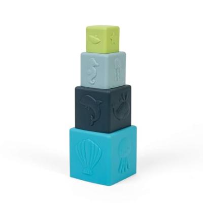 Bigjigs stapelblokken, 4st. Bigjigs stapelblokken, 4st.