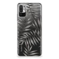 Xiaomi Redmi Note 10/10T 5G | Poco M3 Pro | TPU Case | Leaves Grey - thumbnail