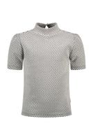 Moodstreet Meisjes top geruit - Zwart - thumbnail